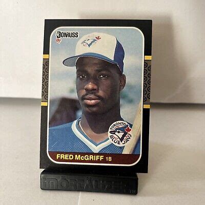 Fred Mcgriff Donruss Nice Nm Card Hofer Braves Blue Jays Ebay