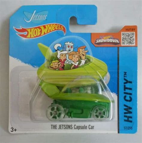 Hot Wheels The Jetsons Capsule Car Green Hw City Perfect Birthday T Role Playing Miniature