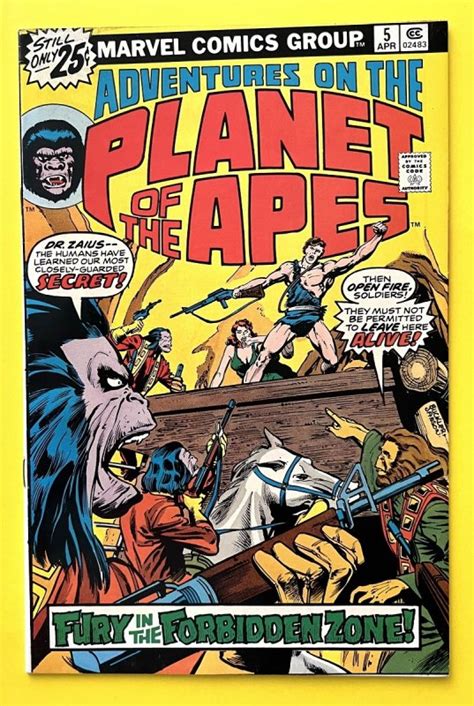 Adventures On The Planet Of The Apes 5 1976 Comic Books Bronze