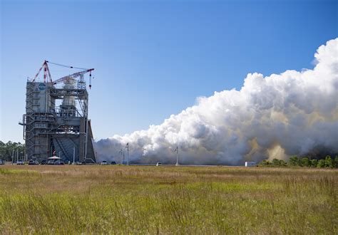 Nasa Conducts St Hot Fire Of New Rs Certification Test Series