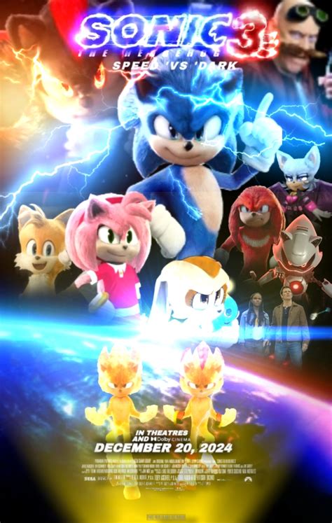 Sonic Movie 3 Poster 2024