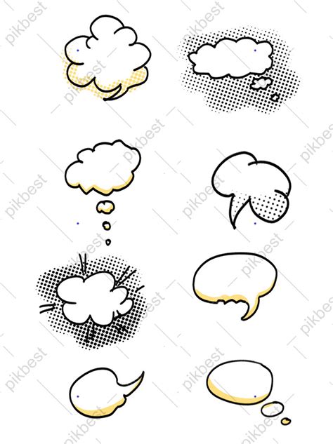 Explosion Cloud Dialog Conversation Bubble Vector Stick Figure Element