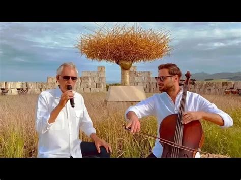 Andrea Bocelli And Hauser Performing Con Te Partir Time To Say Goodbye