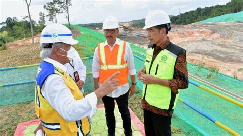 Tinjau Proyek Jalan Tol Ikn Jokowi Jamin Pembangunan Infrastruktur