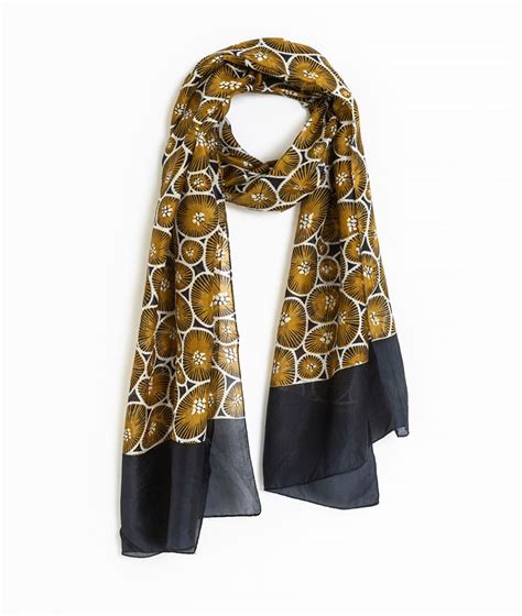 Foulard Femme En Soie Motifs Marine Grain De Malice