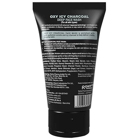 Icy Charcoal Deep Face Wash For Men Pack Of 2 At Best Price In India