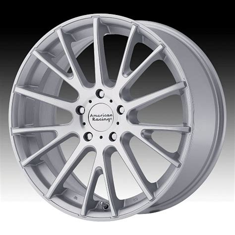 American Racing Ar Machined Silver Custom Wheels Rims Ar Ar