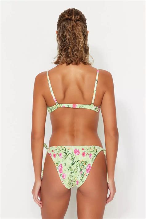 Buy Trendyol Shirred Bikini Bottom Online Zalora Singapore