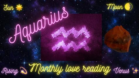 ️♒️ Aquarius ♒️ ️monthly Love Reading 🌙timeless ️love Readaquarius