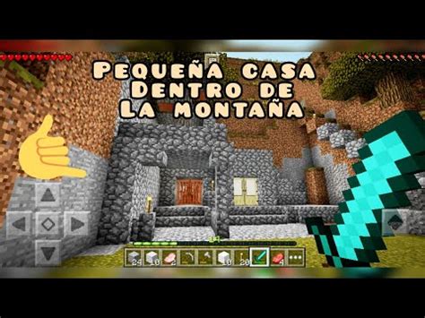 Minecraft Mostrando mi pequeña casa en supervivencia como idea para