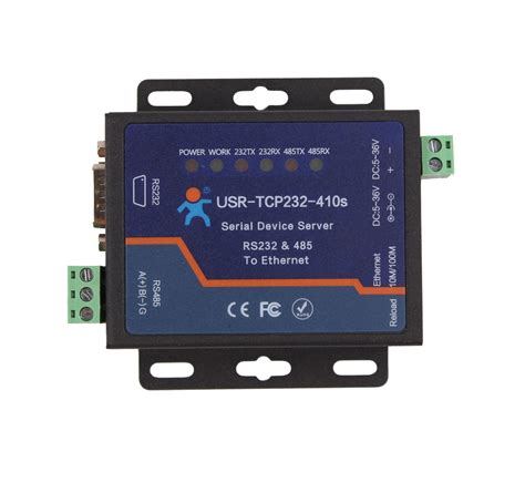 USR TCP232 410S Serial To Ethernet Converter Support Modbus RTU And