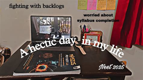 How I Am Managing Backlogs With Self Studyhectic Day In My Life As A