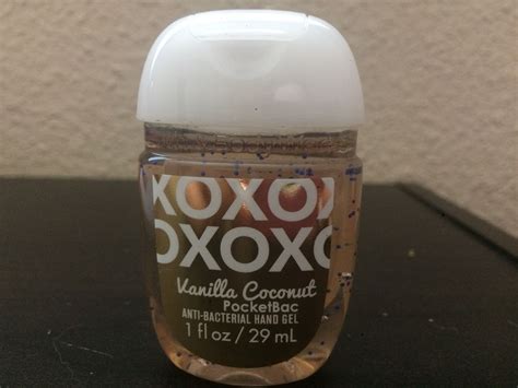 Xoxo Vanilla Coconut Pocketbac Sanitizing Hand Gel Bath And Body