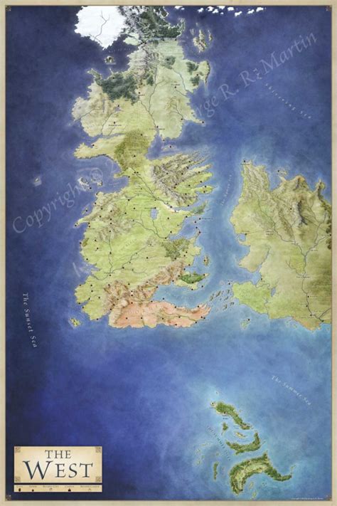 The Lands Of Ice And Fire The Maps Of Game Of Thrones