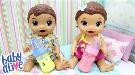 Baby Alive G Meos Laurinha E Felipinho Mostrando Sua Rotina Da Noite