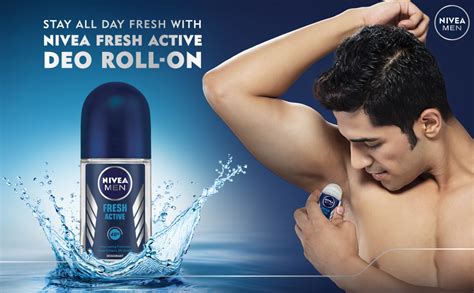 Buy Nivea Men Fresh Active Ml Deo Roll On With Fresh Ocean Extracts