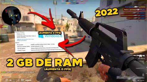 COMO RODAR CSGO EM PC FRACO Em 2022 337 FPS YouTube