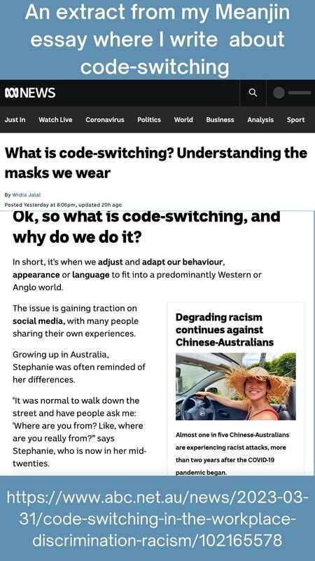 Code Switching In The Workplace AMRA PAJALIC