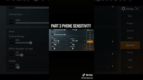 Pubg Best Sensitivity Setting Youtube