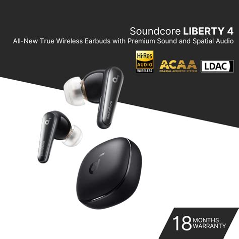 Anker A3953 Soundcore Liberty 4 Noise Cancelling Earbuds True