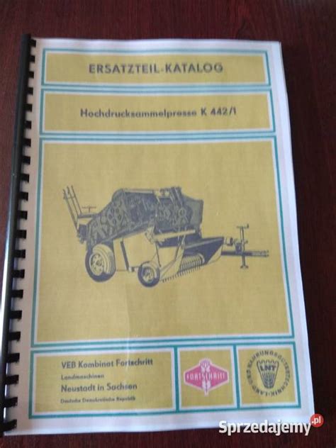 Katalog Cz Ci Fortschritt K Stalowa Wola Sprzedajemy Pl