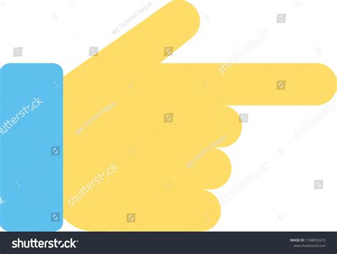 Finger Point Finger Point Right Emoji Stock Vector (Royalty Free) 1768832672 | Shutterstock