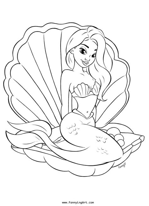 Pin By Stefanie Maran On Bilder Malen Mermaid Coloring Pages