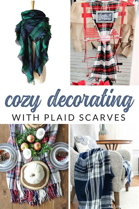 Plaid Scarf Decorating 8 Creative Uses For Blanket Scarves The