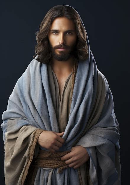 Retrato De Jesus Cristo No Céu Imagem Premium Gerada Com Ia