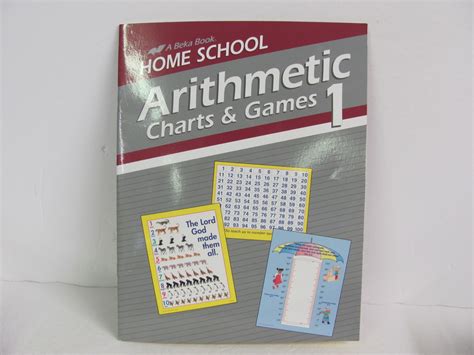 Arithmetic Charts And Games Abeka Chart Pre Owned 1st Grade Mathematics