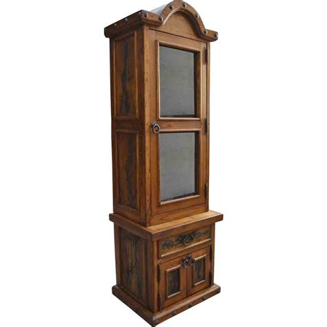 Rancho Reclaimed Wood Gun Cabinet Lone Star Western Decor