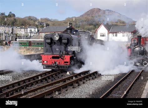 Welsh Highland Railway Beyer Garratt Steam Hi Res Stock Photography And