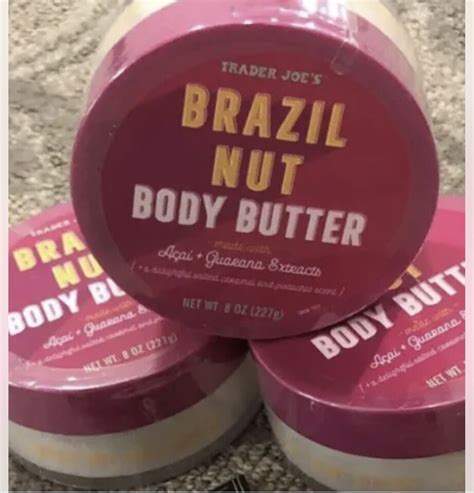 3 Trader Joes Brazil Nut Body Butter Limited Edition New EBay