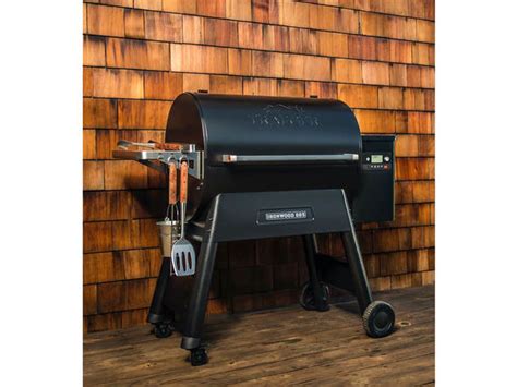 Traeger Tfb89blf Ironwood 885 Black Wood Pellet Grill Stacksocial