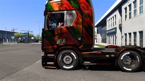 Euro Truck Simulator Scania V Open Pipes Sound Youtube