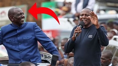 See President Rutos Reaction After Kimani Ichungwa Insulted Uhuru