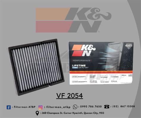 K N Cabin Air Filter Vf Fortuner Up Innova Hilux Alphard