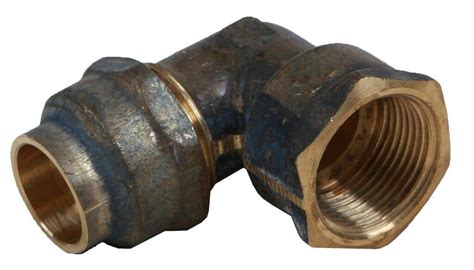 Brasshards Flared Compression Elbow Brass 20mm Female X 20mm Compression Millers Mitre 10