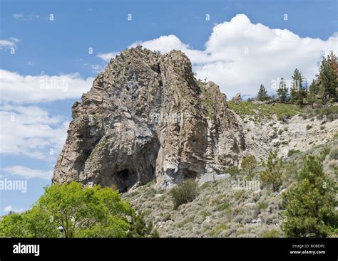 One Of Many Natural Rock Formations With A Cave In Yosemite Valley