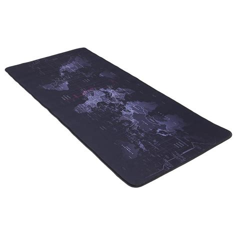 World Map Natural Rubber Large Gaming Mouse Pad Computer Keyboard Mat