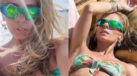 Adriane Galisteu Usa Biqu Ni Min Sculo E Rouba A Cena Em Barco De Luxo