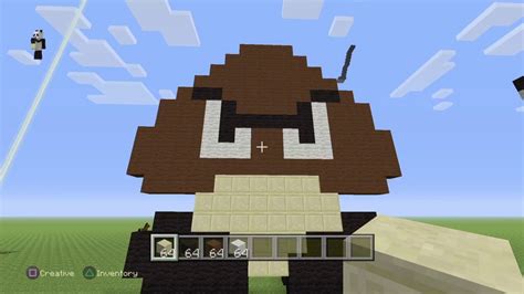 Minecraft:Goomba pixel art tutorial - YouTube