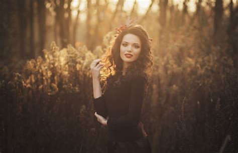 Premium Photo Portrait Of A Cute Brunette