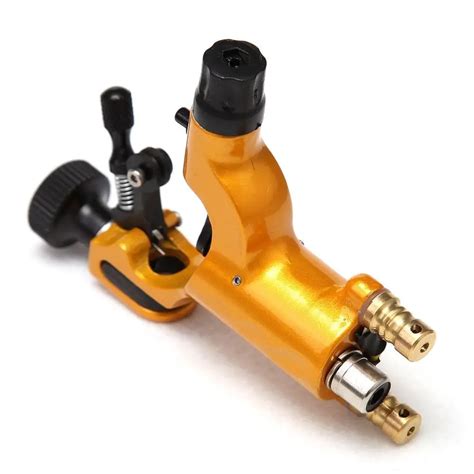 Pro Yellow Rotary Motor Tattoo Machine Gun Dragonfly Style Liner Shader