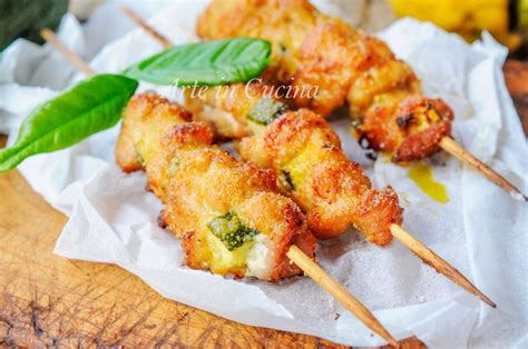 Arrosticini Di Pollo E Zucchine Ricetta Facile E Veloce