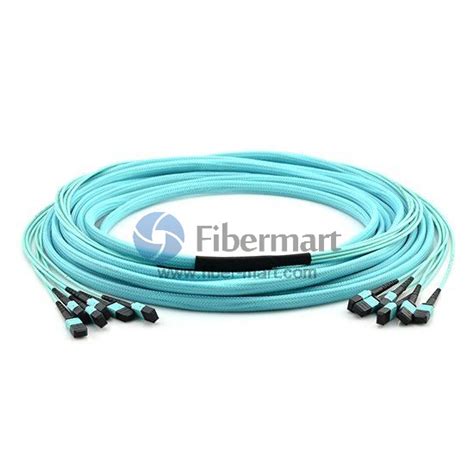 Fibers Om Multimode Strands Mpo Trunk Cable Mm Lszh Riser