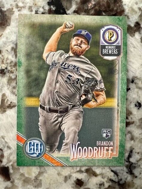 2018 TOPPS GYPSY QUEEN GREEN PARALLEL ROOKIE CARD BREWERS BRANDON