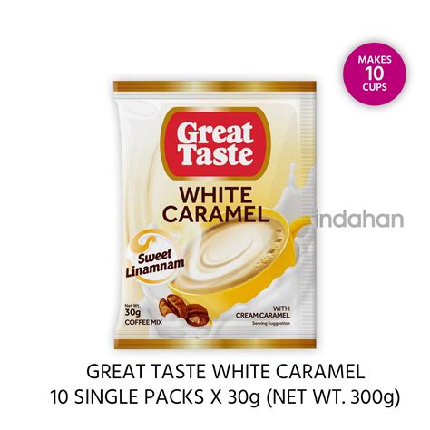 Great Taste White Caramel Coffee Mix G X Sachets Half Price