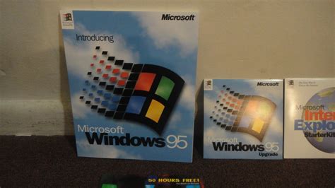 Microsoft Windows 95 Upgrade Cd Rom Edition Big Retail Box Authentic