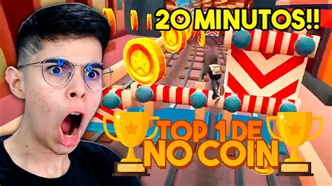 Recorde Mundial De No Coin Do Subway Surfers Minutos Youtube